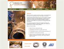 Tablet Screenshot of midcityfoundry.com